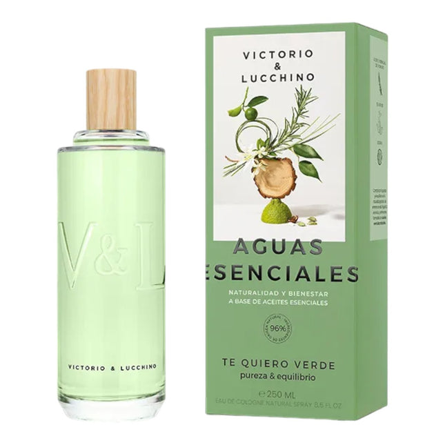 VICTORIO & LUCCHINO V&L Aguas Esenciales Te Quiero Verde Eau de Cologne para Mujer 250 ml