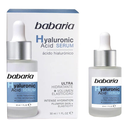 Babaria Hyaluronic Acid Serum Sérum ultrahidratante disminuye la flacidez efecto rellenador con ácido hialurónico 30 ml