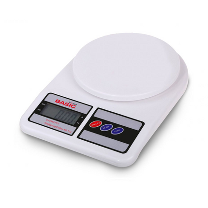 Plastic Kitchen Scale Digital Weight MAX 7kg LCD Screen 