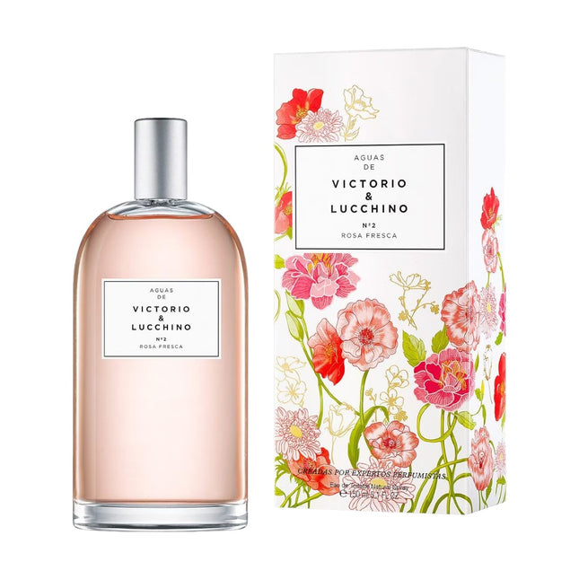 Victorio & Lucchino Perfume de Aguas Florales Nº2 Rosa Fresca  Colonia en spray de 150 ml