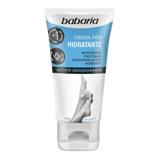 Babaria crema de Pies Hidratante con activo desodorante 150 ml