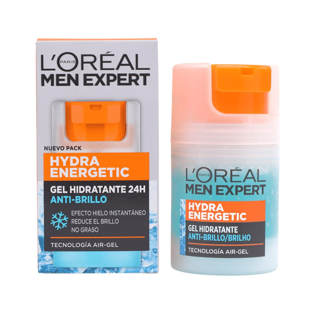 L'OREAL MEN EXPERT Hydra Energetic ultra-hydrating shine-free polar fluid gel dispenser 50 ml