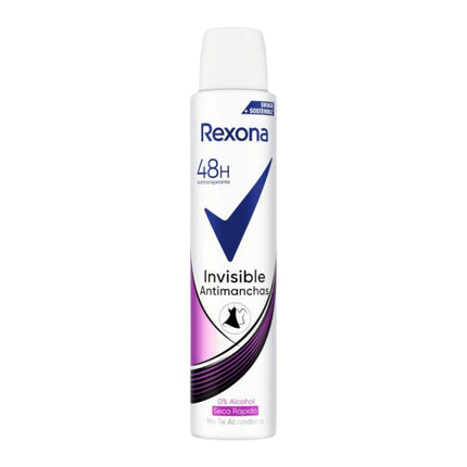 Rexona Invisible Desodorante Aerosol Antitranspirante para mujer Black&White 200 ml