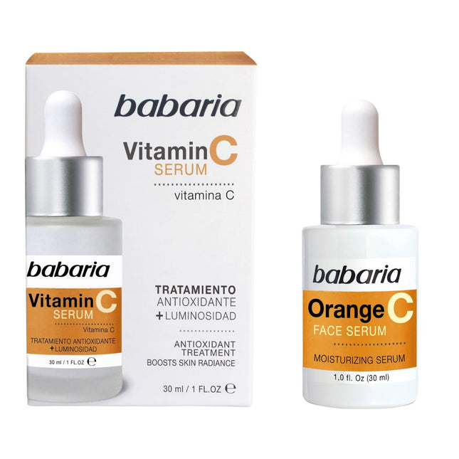 Babaria Sérum tratamiento antioxidante aumenta el brillo y reduce las manchas por edad vitamina C tratamiento antioxidante + luminosidad dosificador 30 ml