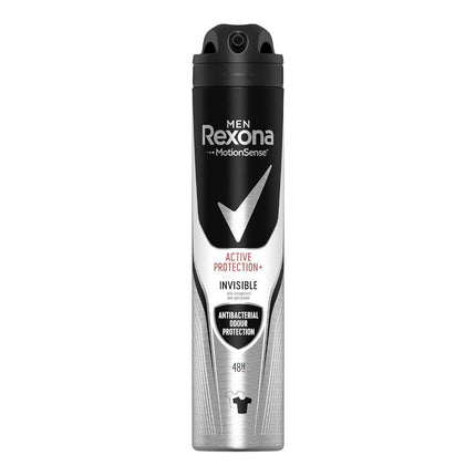 Rexona deodorant Active Protection+ Deodorant Antiperspirant Aerosol for Men Invisible 200 ml 