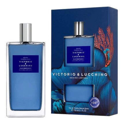 VICTORIO & LUCCHINO Aguas masculinas victorio & lucchino mar profundo Eau de parfum para hombre 150 ml