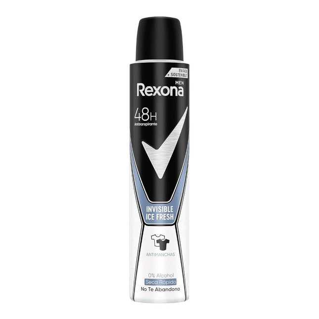 Rexona desodorante Desodorante Antitranspirante Invisible Ice para hombre 200 ml