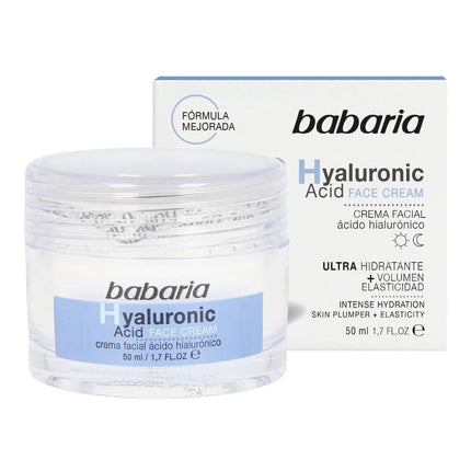 Babaria Acido Hialurónico Crema Facial Ultra Hidratante Cremas hidratantes faciales 50 ml