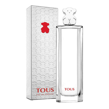 TOUS Eau de Toilette Perfume for Women Silver Floral Fragrance 90 ml 