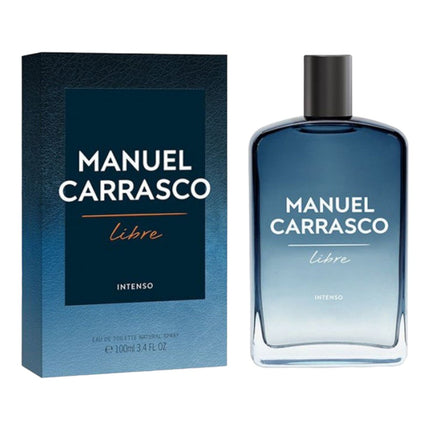 MANUEL CARRASCO Eau de Toilette Libre Intenso Perfume para hombre 100 ml