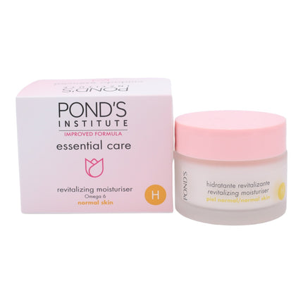 Pond's Institute Crema de cuidado esencial para piel normal Crema Hidratante recitalizante con Omega 6 para día y noche 50 ml