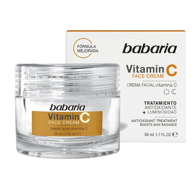 Babaria Vitamin C Facial Cream Antioxidant day and night cream provides luminosity for radiant and cared for skin 50 ml 