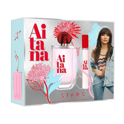 Aitana STARS Estuche de regalo Cofre de regalo de Eau De Toilette para mujer Spray 80ml +Eau De Toilette 10 ml