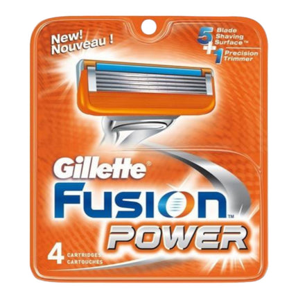 Gillette Fusion5 Men's Razor Blades, 4 Razor Blades 