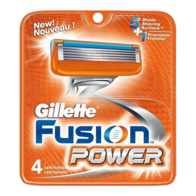 Gillette Fusion5 Recambios Para Maquinillas De Afeitar Para Hombre, 4 Recambios Para Máquina De Afeitar