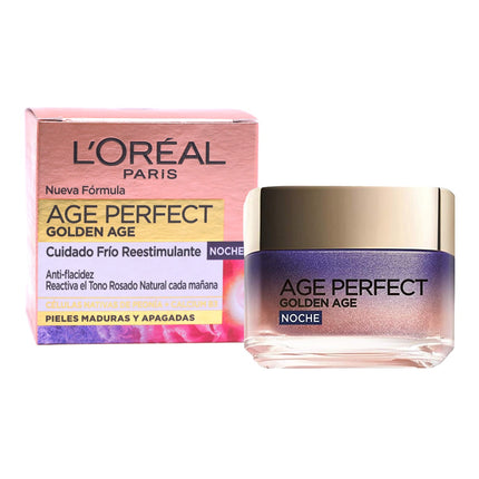 L'OREAL PARIS Age Perfect Golden Age Crema de noche fortificante piel madura y apagada 50 ml