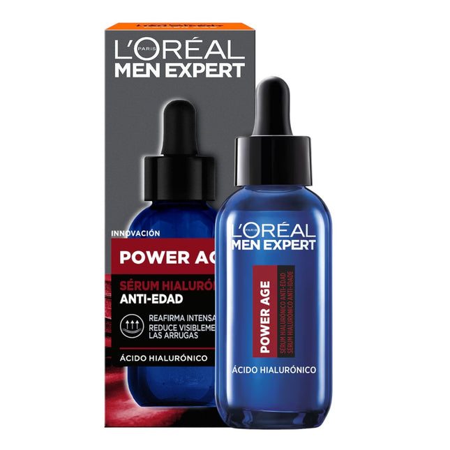 L'OREAL MEN EXPERT Power Age Anti-Aging Hyaluronic Serum For aged, dry and dull skin 30 ml 