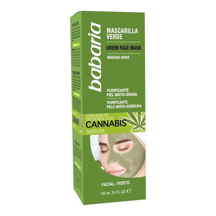 Babaria Green Purifying Cleansing Mask for Combination to Oily Skin 100 ml 