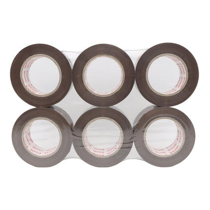 Pack of 6 packing tapes Brown Seal Adhesive packing tape 