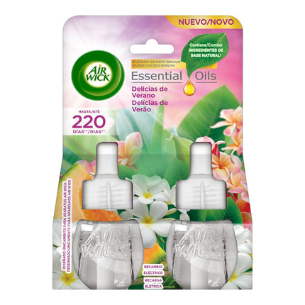 AIR WICK Essential Oils electric air freshener Summer Delights refill 2 units 19ml 