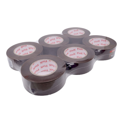 Pack of 6 packing tapes Brown Seal Adhesive packing tape 