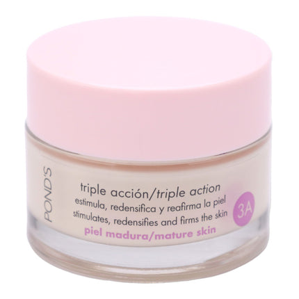 Pond's Institute Crema de cuidado esencial Fórmula mejorada Triple acción Crema con vitamina E y aceite de oliva para piel madura 50 ml