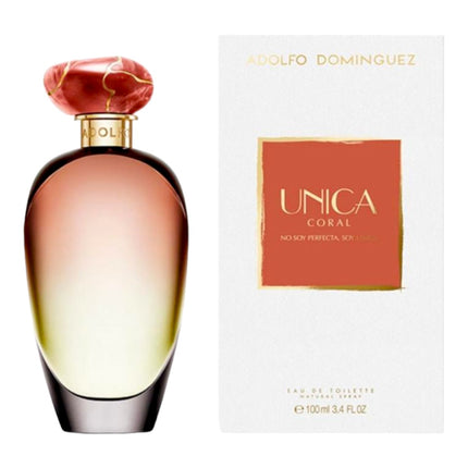 ADOLFO DOMINGUEZ  UNICA CORAL No soy perfecta, soy única Agua de Colonia para Mujeres 100 ml