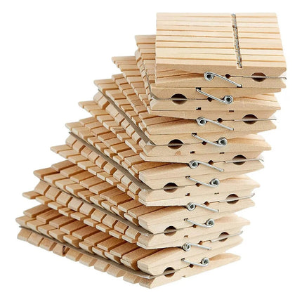 Lot 72 pieces of wooden clothespins, natural clothespins, wooden clothespins