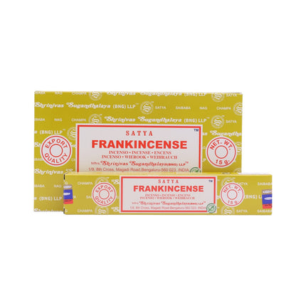 Satya Pack de 12 cajitas 15g de Incienso Frankincense