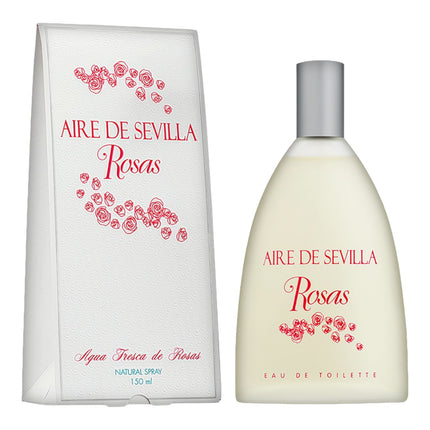 AIRE DE SEVILLA Rosas perfume Rosas Frescas Eau de toilette Colonia de rosas para mujer 150 ml