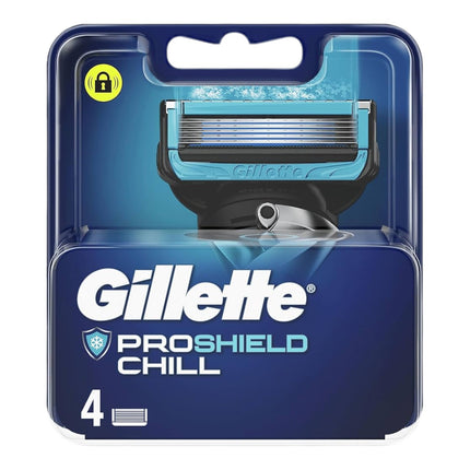 Gillette ProShield Chill Men's Razor Blades, 4 Pack Replacement Blades 