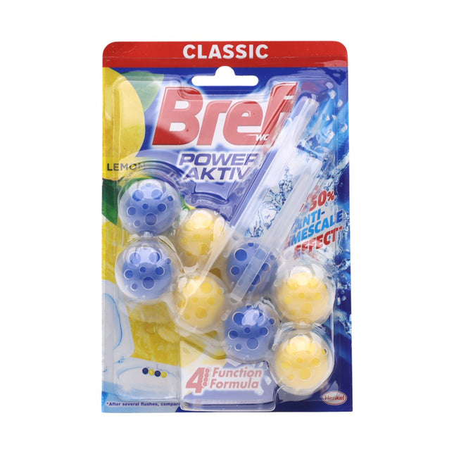 BREF Power Activ WC Disinfectant Hanger Lemon Duplo - Packaging may vary 