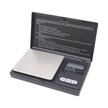 Digital Precision Scale, Portable Scale, Jewelry Scale with LCD Display and 7 Units, Stainless Steel Platform 