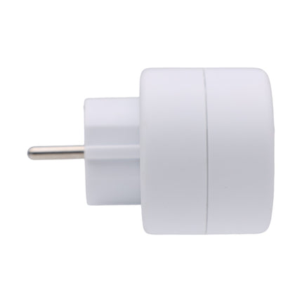 White double schuko socket with switch MAX.3680W 16A/250V