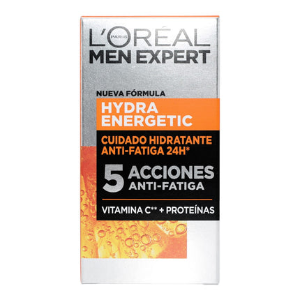 L'OREAL MEN EXPERT Hydra Energetic anti-fatigue moisturizing care cream 24h vitamin C + magnesium dispenser 50 ml 