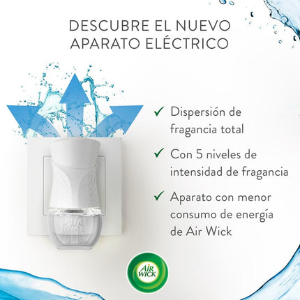 AIR WICK Essential Oils electric air freshener device + refill Nenuco Smell 