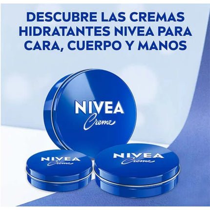 NIVEA Creme crema hidratante universal todo tipo de pieles lata para dejar la piel suave y flexible