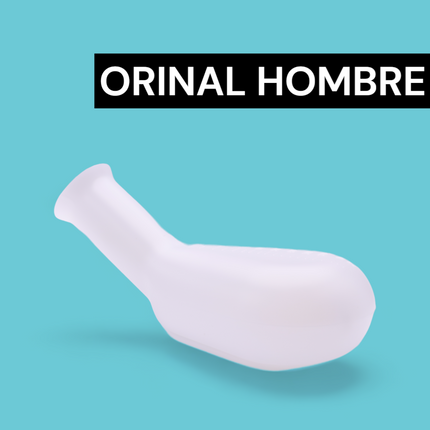 Botella Orinal Hombre de 1000 ml Orina Portátil Blanco