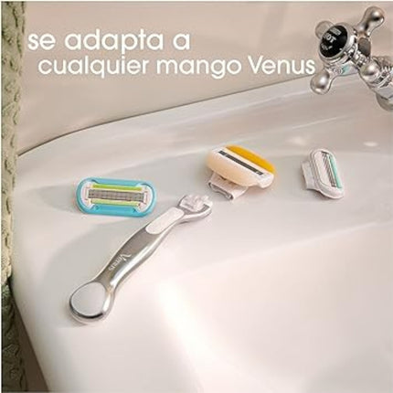 Gillette Venus Comfortglide Coconut Maquinilla De Depilación Para Mujer + 2 Cuchillas De Recambio Para Maquinilla