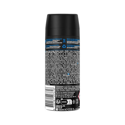 Axe Deodorant Spray 72h Blue Lavender for Men Mint and Amber Fragrance 150ml 