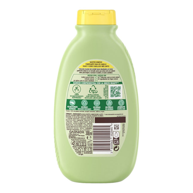 Garnier Original Remedies Purifying Shampoo with Natural Extract of Gentle Clay and Lemon for Oily Hair 300 ml 