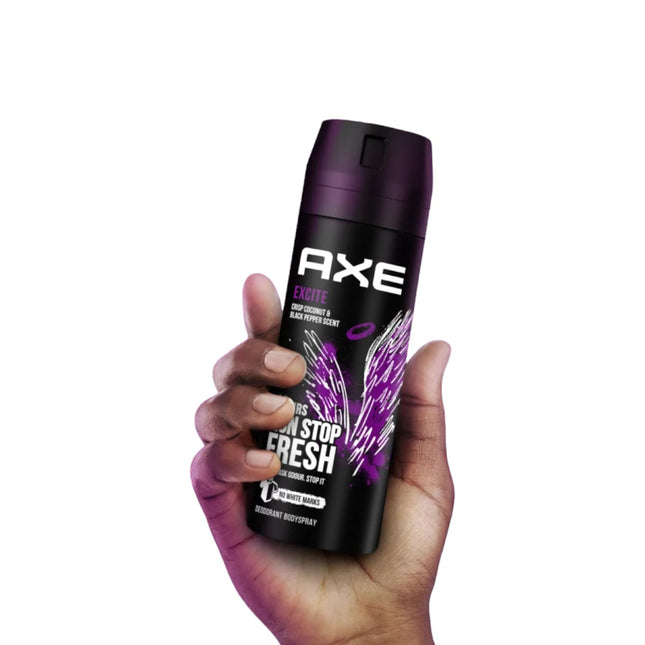 AXE Excite 48H Fresh Deodorant Body Spray Fragrance for Men 150ml 