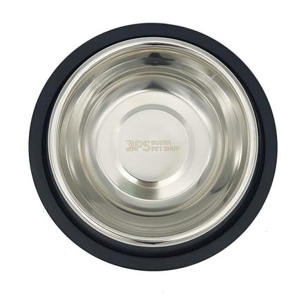 2Pcs Non-Slip Pet Feeding Bowl Stainless Steel Pet Water Dish and Food Products Ideal for Home Dogs and Cats Use 