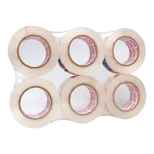 Pack of 6 packing tapes Transparent seal Adhesive packing tape 