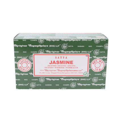 Satya Pack 12 boxes 15g of Jasmine Incense 