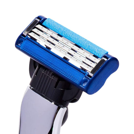 Gillette Mach3 Turbo Cuchillas de Afeitar Hombre, Paquete de 4 Cuchillas de Recambio (el embalaje puede variar)