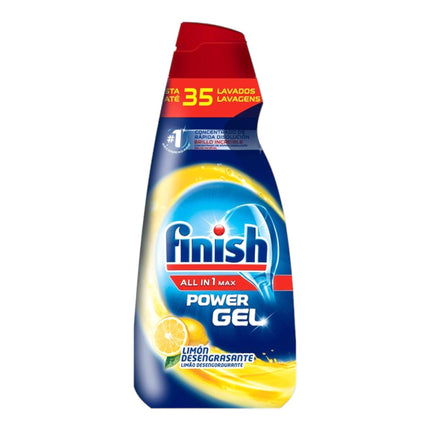 Finish All in 1 Max Power Gel Lemon Detergents Dishwasher Gel for 35 washes 700 ml 