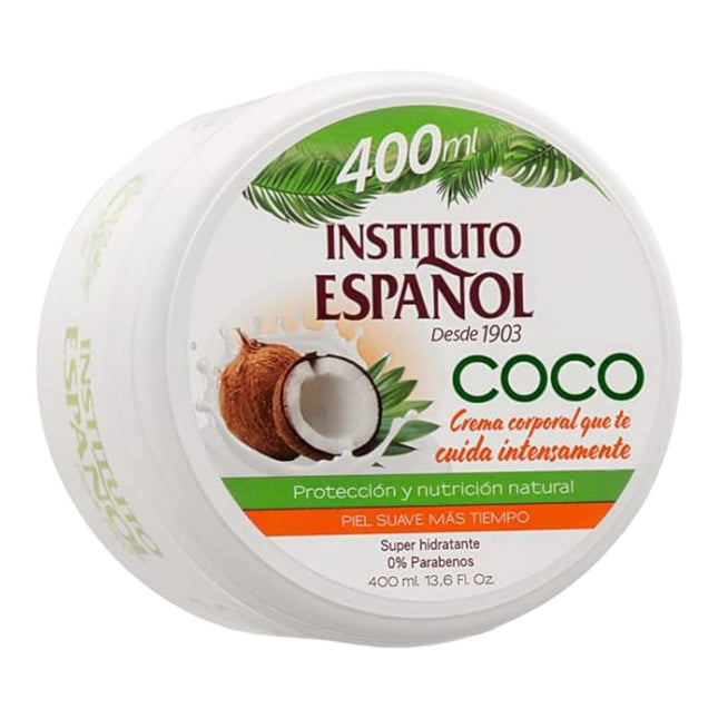 INSTITUTO ESPAÑOL Tarro Crema Hidratante Corporal Coco 400 ml