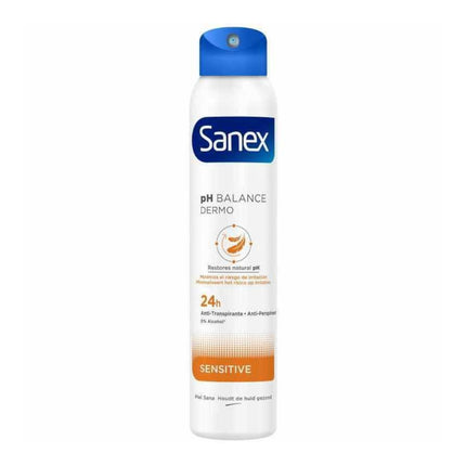 Sanex pH Balance Dermo Para piel sensible Desodorante en spray para Hombre o Mujer 200 ml