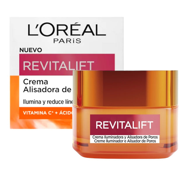 L'OREAL PARIS Revitalift Vitamina C Crema iluminadora y alisadora de poros 50 ml